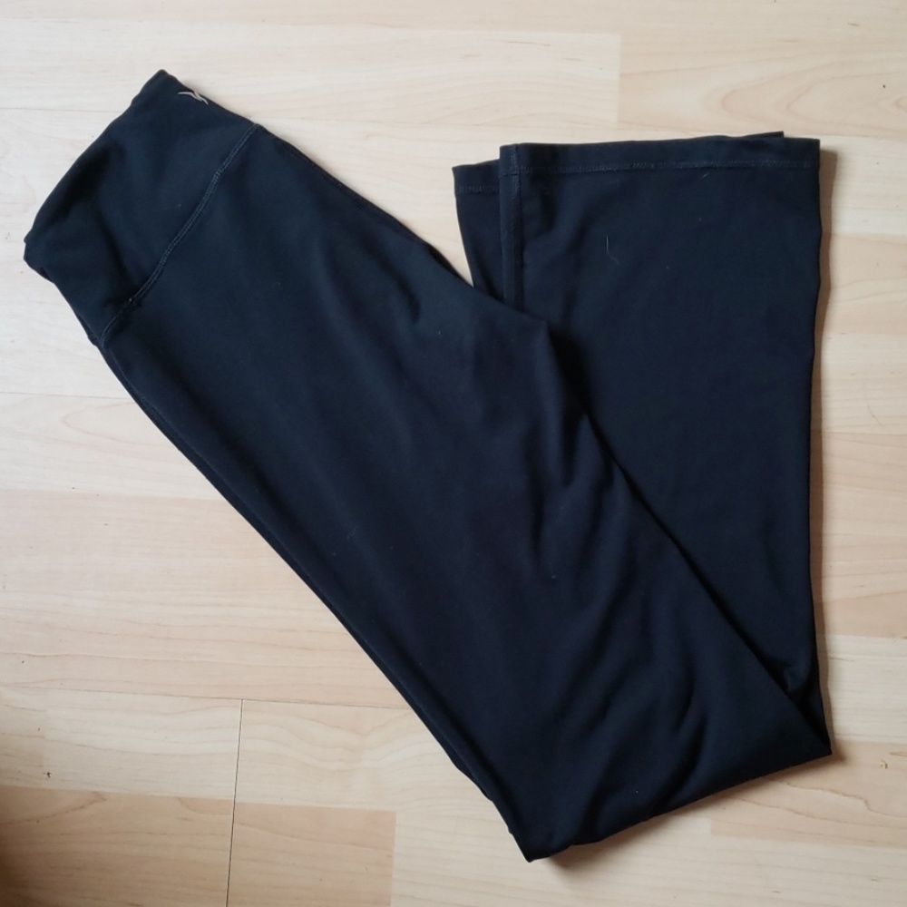 Old navy leggings,  low rise, flair bottoms